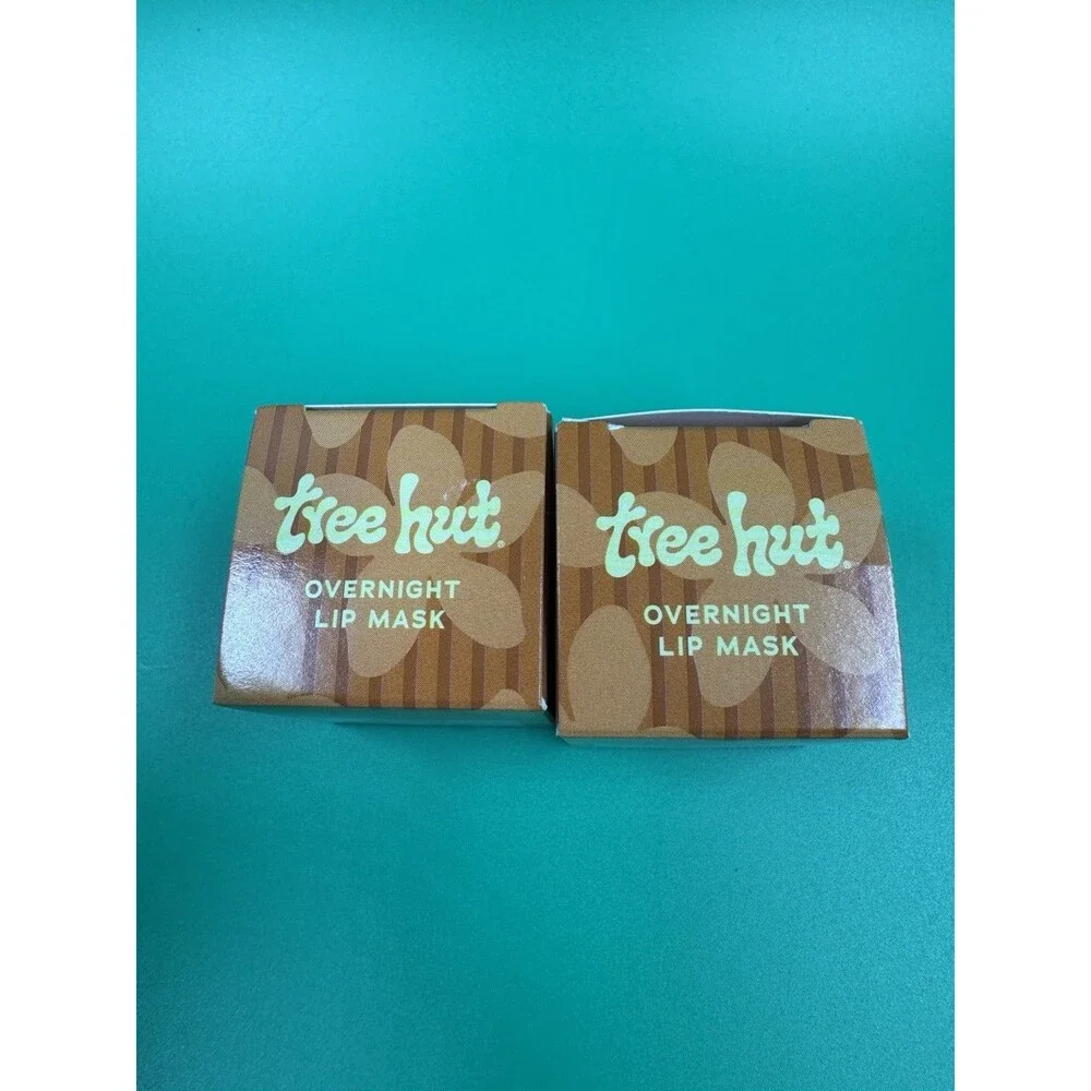 Tree Hut Vanilla Overnight Lip Mask - 0.6oz Each - 2 Pack NEW